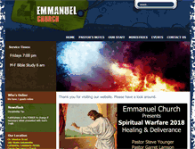 Tablet Screenshot of emmanuelchurchlafayette.com